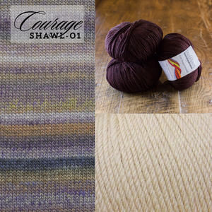 Open image in slideshow, Courage Shawl Kit
