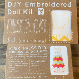 D.I.Y. Embroidered Doll Kit