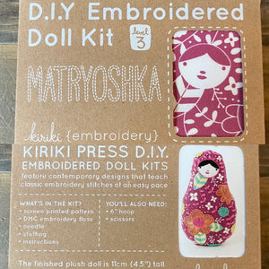 D.I.Y. Embroidered Doll Kit