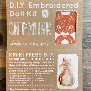 D.I.Y. Embroidered Doll Kit