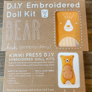 D.I.Y. Embroidered Doll Kit