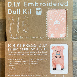 D.I.Y. Embroidered Doll Kit