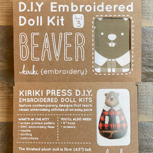 D.I.Y. Embroidered Doll Kit