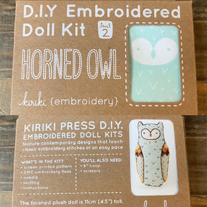 D.I.Y. Embroidered Doll Kit